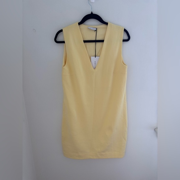 Ninety Percent Piper Butter Yellow Organic Cotton Interlock Dress NWT - Picture 6 of 13